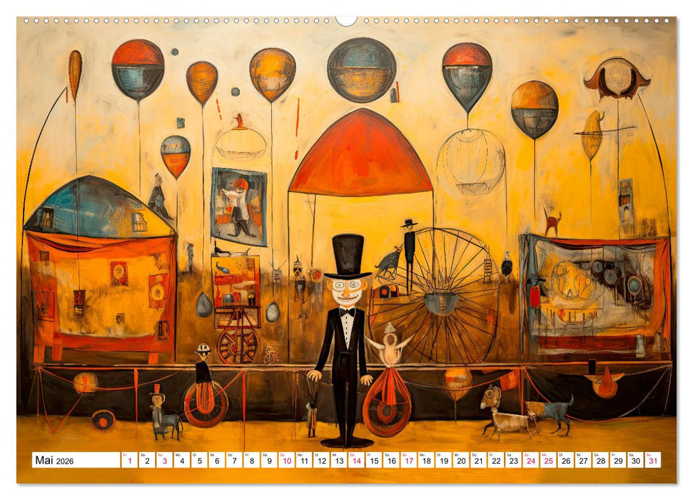 Gedankenreise in eine surreale Welt (CALVENDO Premium Wandkalender 2026)