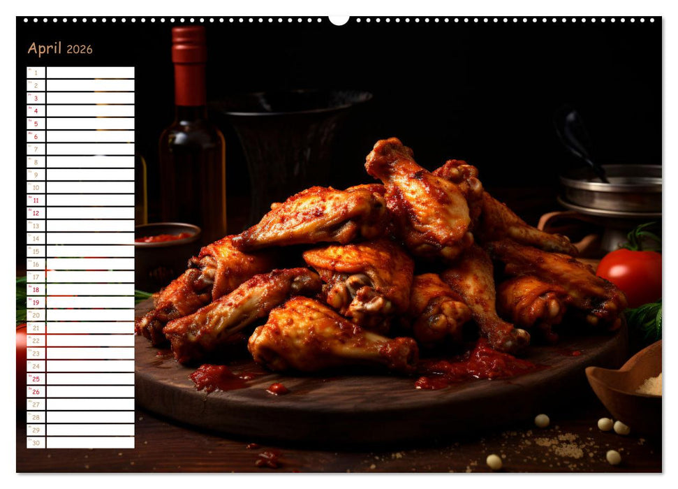 Fastfood Ästhetik (CALVENDO Wandkalender 2026)