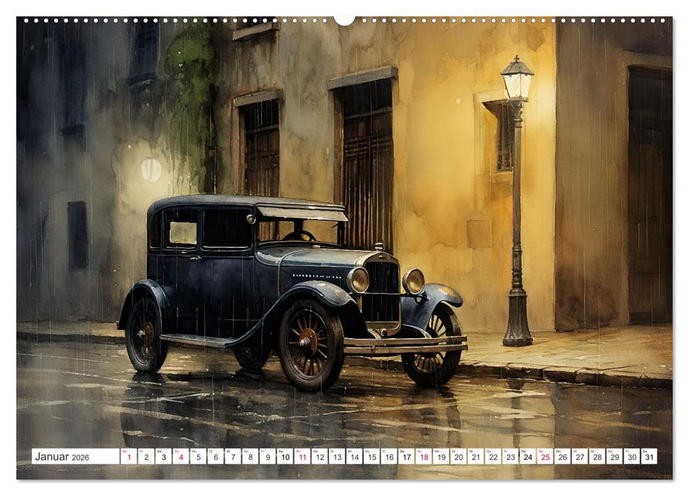 Oldtimer - Vergangenheit neu entdeckt (CALVENDO Premium Wandkalender 2026)