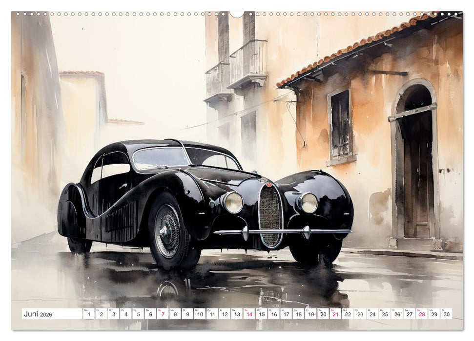 Oldtimer - Vergangenheit neu entdeckt (CALVENDO Premium Wandkalender 2026)