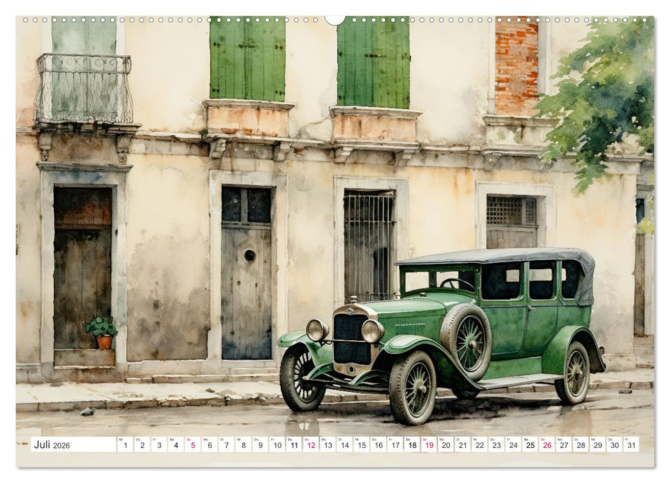Oldtimer - Vergangenheit neu entdeckt (CALVENDO Premium Wandkalender 2026)