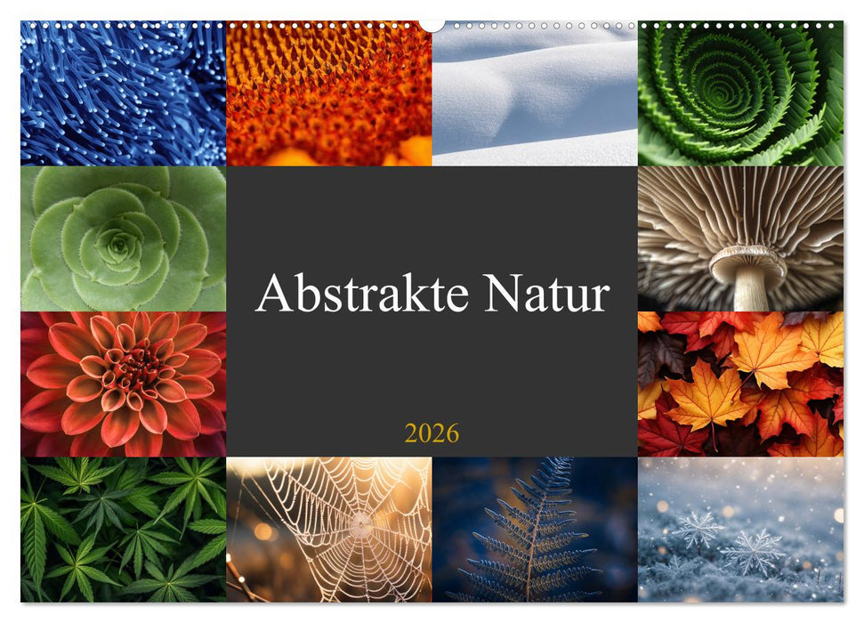 Abstrakte Natur (CALVENDO Wandkalender 2026)