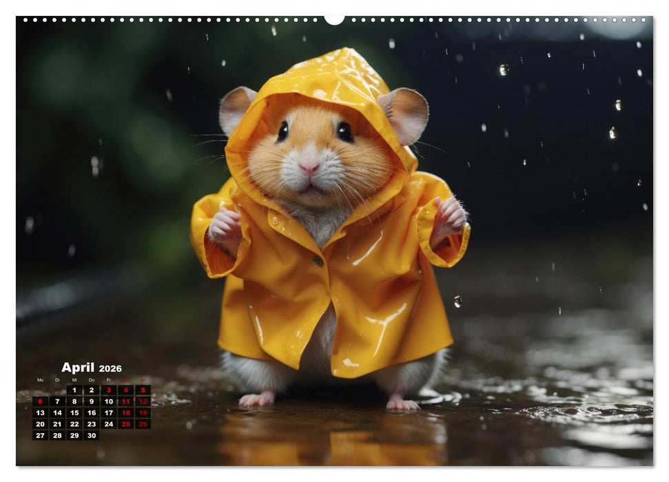 Hamstertage (CALVENDO Premium Wandkalender 2026)