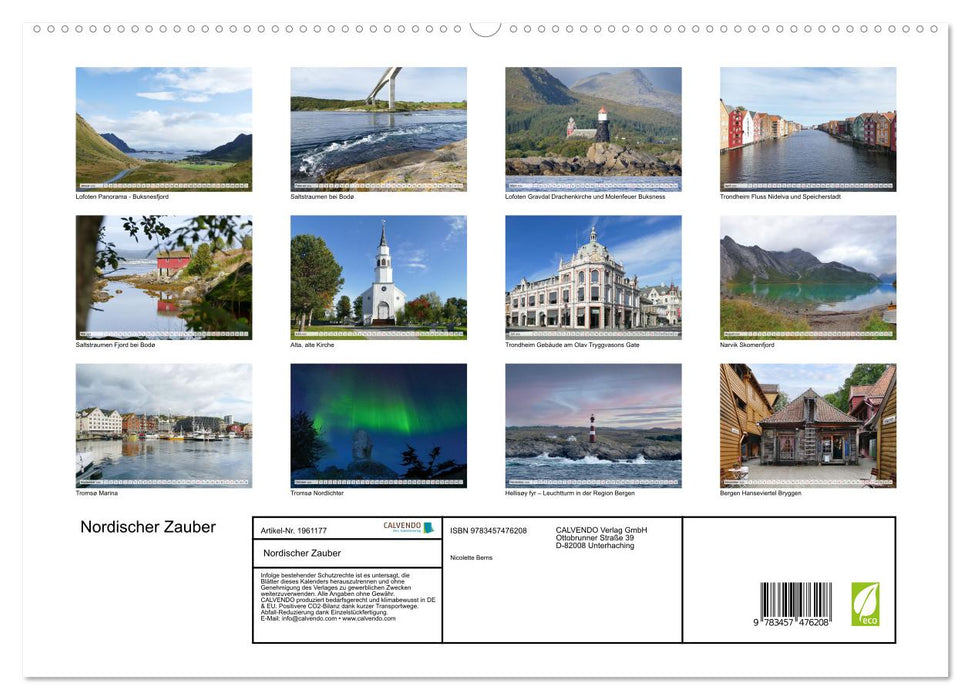 Nordischer Zauber (CALVENDO Premium Wandkalender 2026)