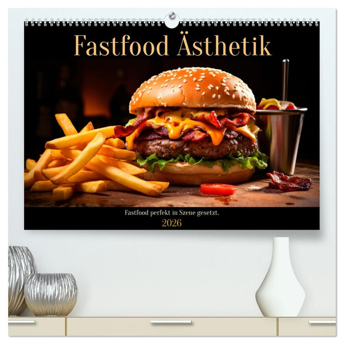 Fastfood Ästhetik (CALVENDO Premium Wandkalender 2026)