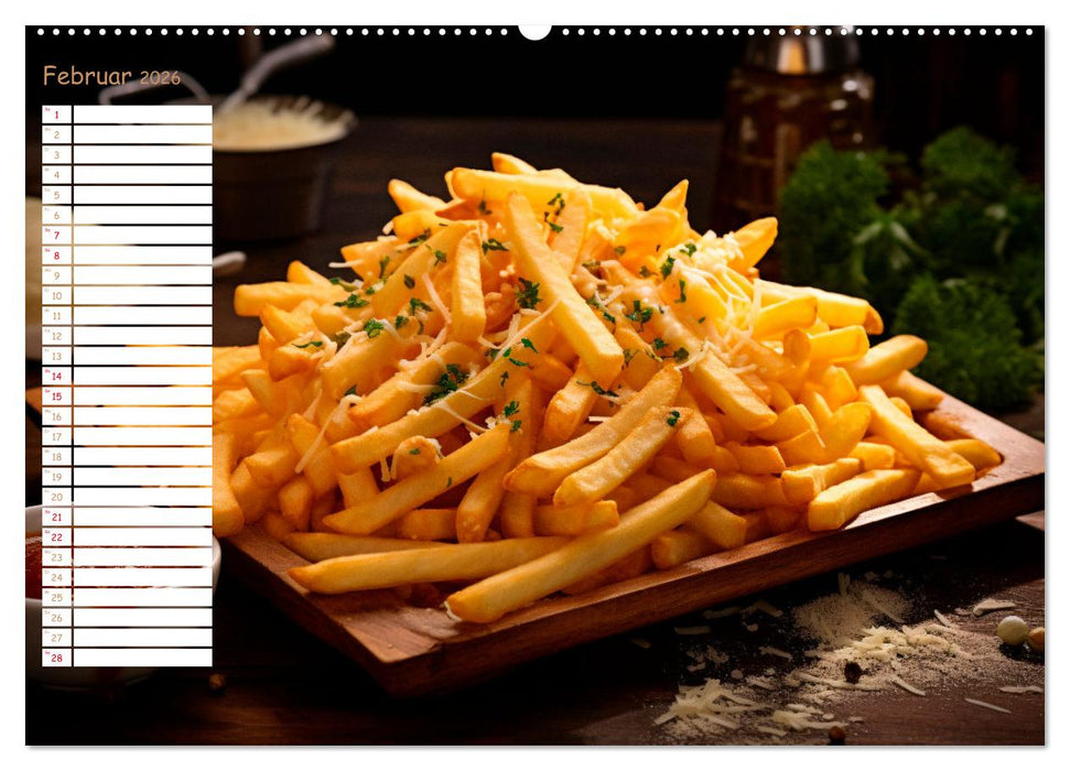 Fastfood Ästhetik (CALVENDO Premium Wandkalender 2026)