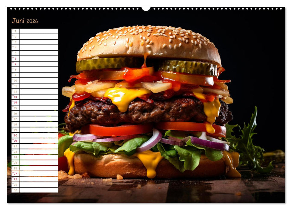Fastfood Ästhetik (CALVENDO Premium Wandkalender 2026)
