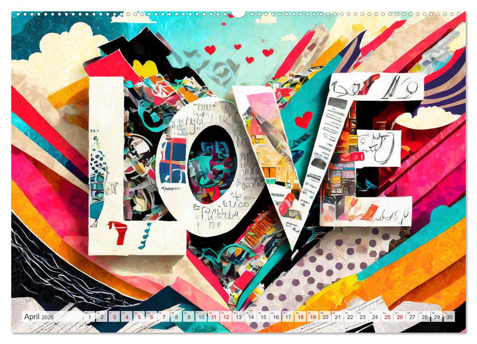 Ein ganzes Jahr voller Liebe (CALVENDO Wandkalender 2026)