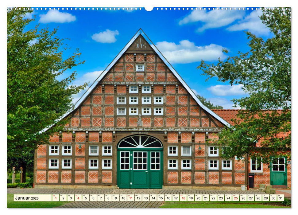 Baukunst Fachwerk (CALVENDO Wandkalender 2026)