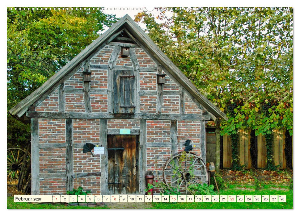 Baukunst Fachwerk (CALVENDO Wandkalender 2026)