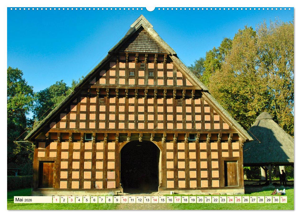 Baukunst Fachwerk (CALVENDO Wandkalender 2026)