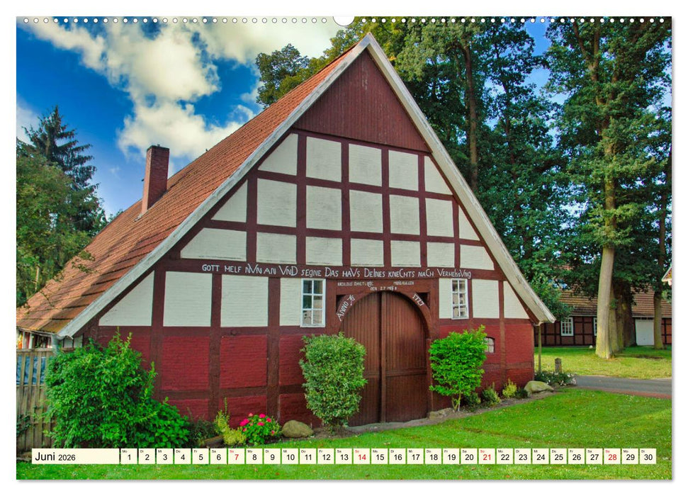 Baukunst Fachwerk (CALVENDO Wandkalender 2026)