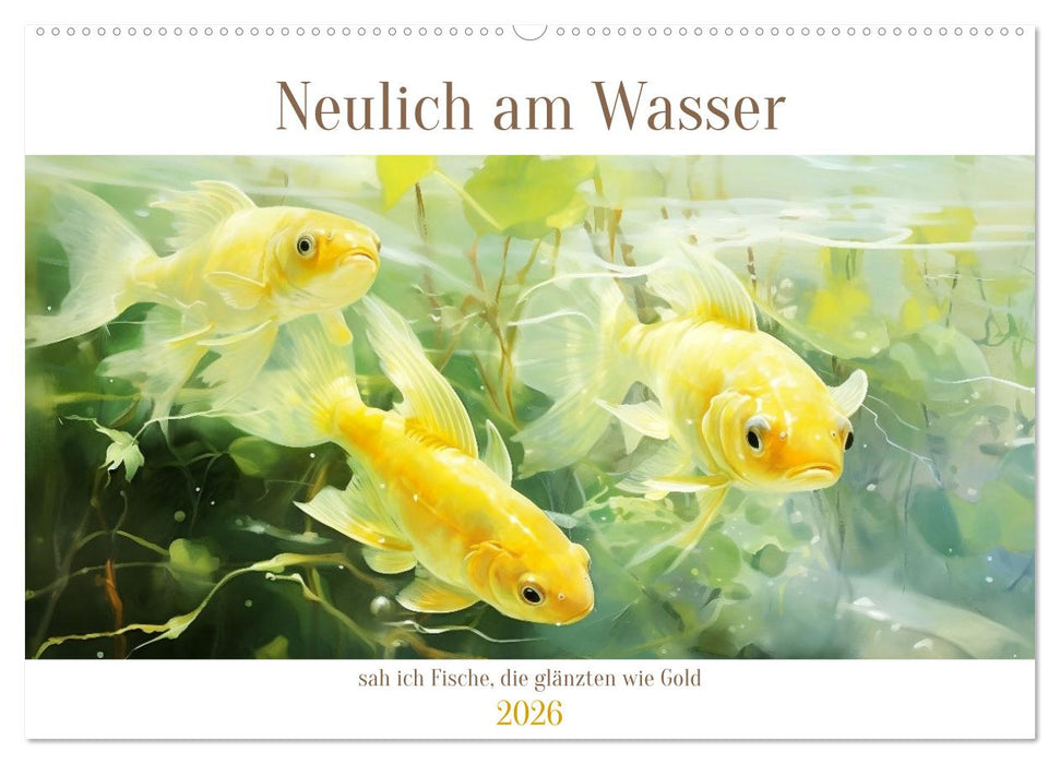 Neulich am Wasser (CALVENDO Wandkalender 2026)