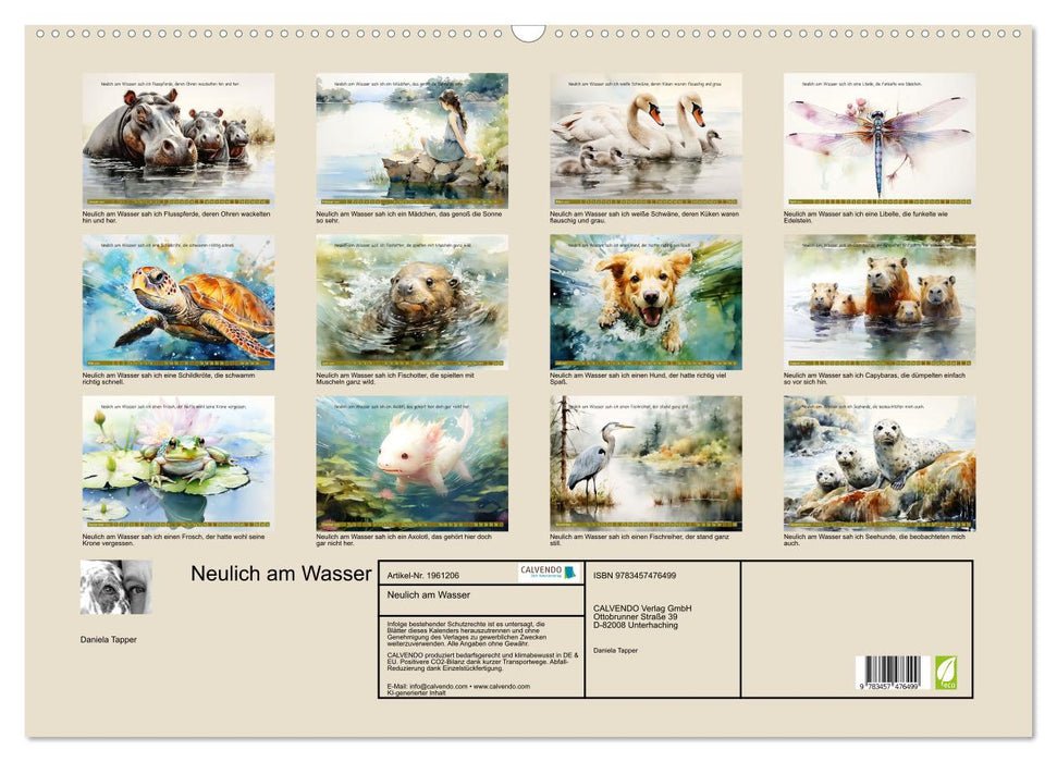 Neulich am Wasser (CALVENDO Wandkalender 2026)
