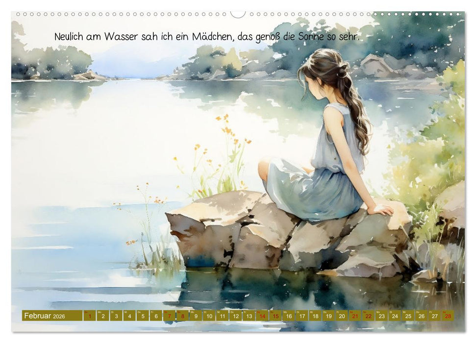 Neulich am Wasser (CALVENDO Wandkalender 2026)