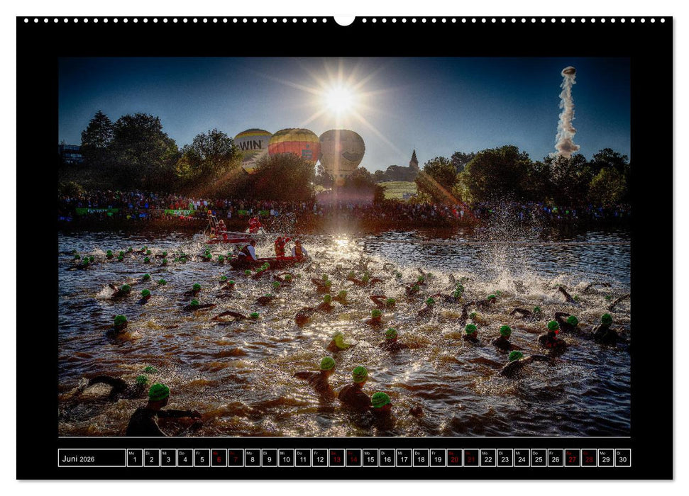 TRIATHLON Impressionen (CALVENDO Premium Wandkalender 2026)