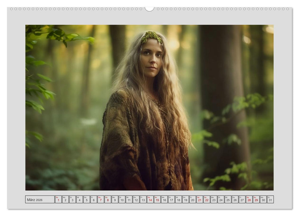 Die Wächterinnen des Waldes (CALVENDO Premium Wandkalender 2026)