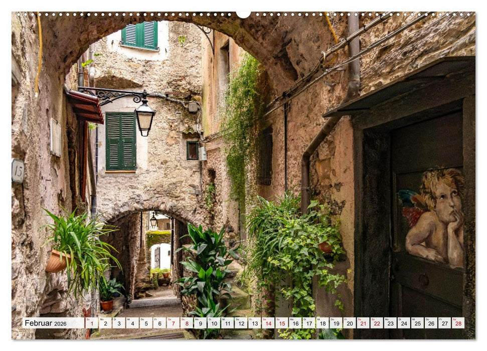Die Italienische Riviera - Ligurien (CALVENDO Wandkalender 2026)