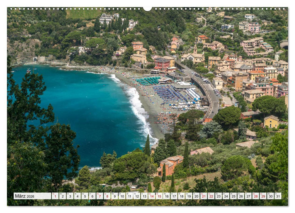 Die Italienische Riviera - Ligurien (CALVENDO Wandkalender 2026)