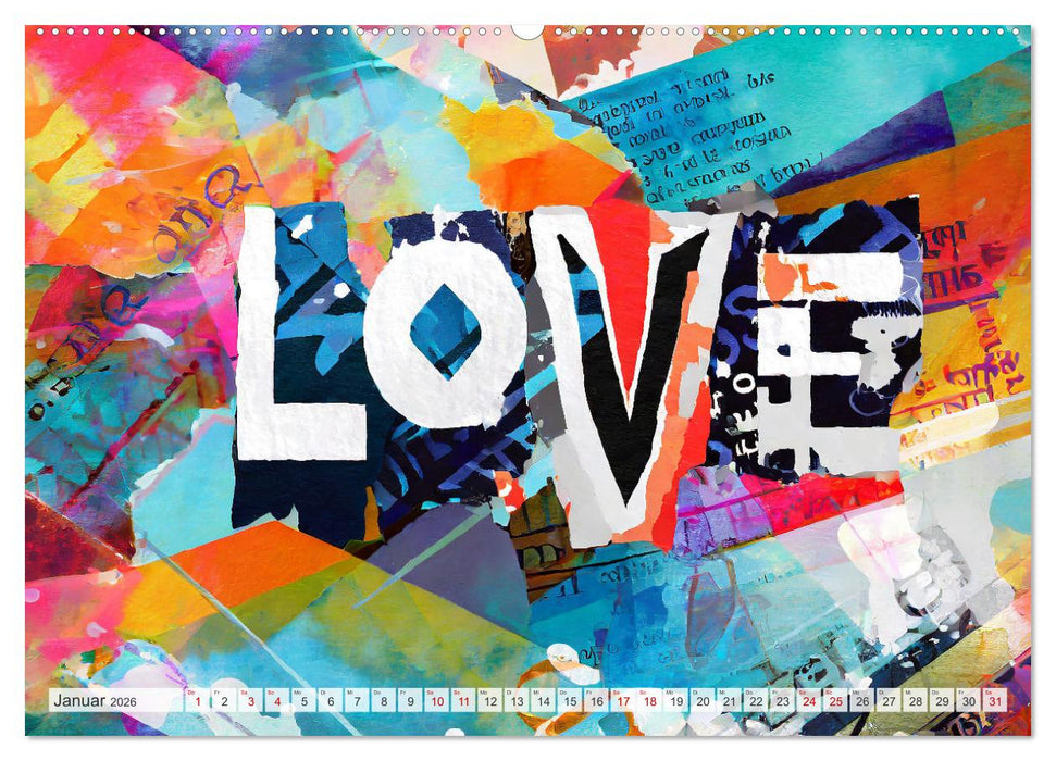 Ein ganzes Jahr voller Liebe (CALVENDO Premium Wandkalender 2026)