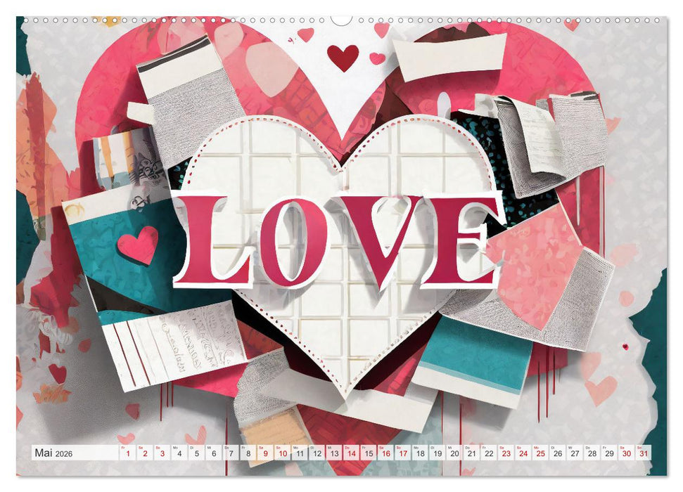 Ein ganzes Jahr voller Liebe (CALVENDO Premium Wandkalender 2026)