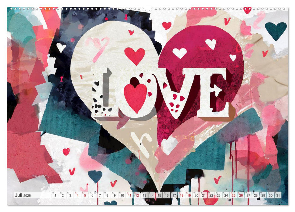Ein ganzes Jahr voller Liebe (CALVENDO Premium Wandkalender 2026)