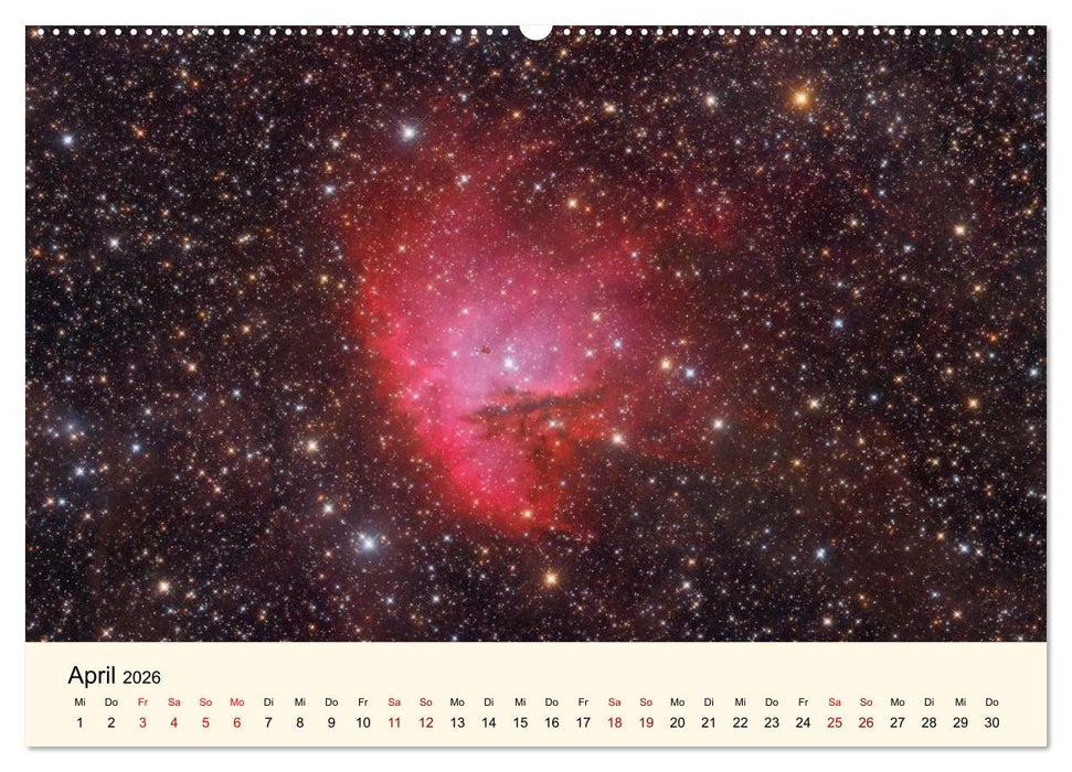 Distant Luminosity: Eine fotografische Reise durch das Universum (CALVENDO Wandkalender 2026)