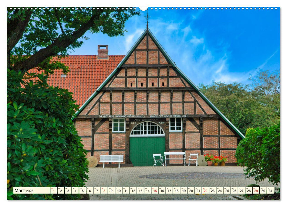 Baukunst Fachwerk (CALVENDO Premium Wandkalender 2026)