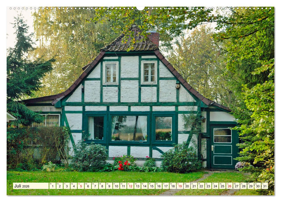 Baukunst Fachwerk (CALVENDO Premium Wandkalender 2026)