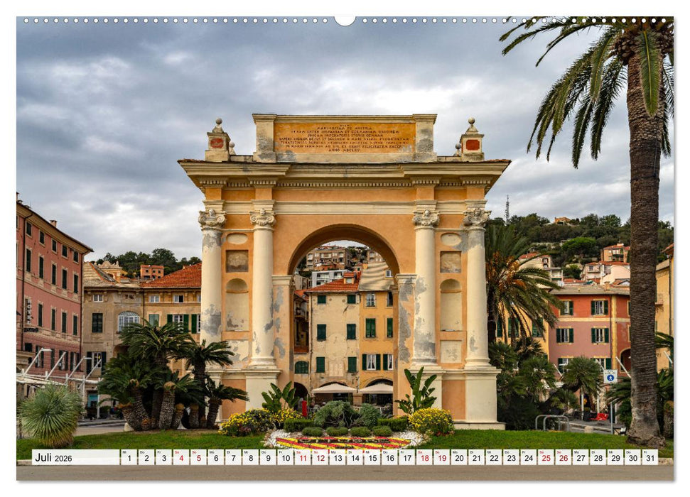 Die Italienische Riviera - Ligurien (CALVENDO Premium Wandkalender 2026)