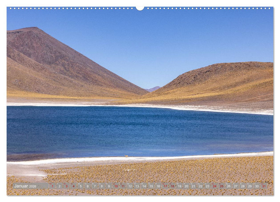 Chile - Südamerikas Geheimtipp im Farbrausch (CALVENDO Premium Wandkalender 2026)