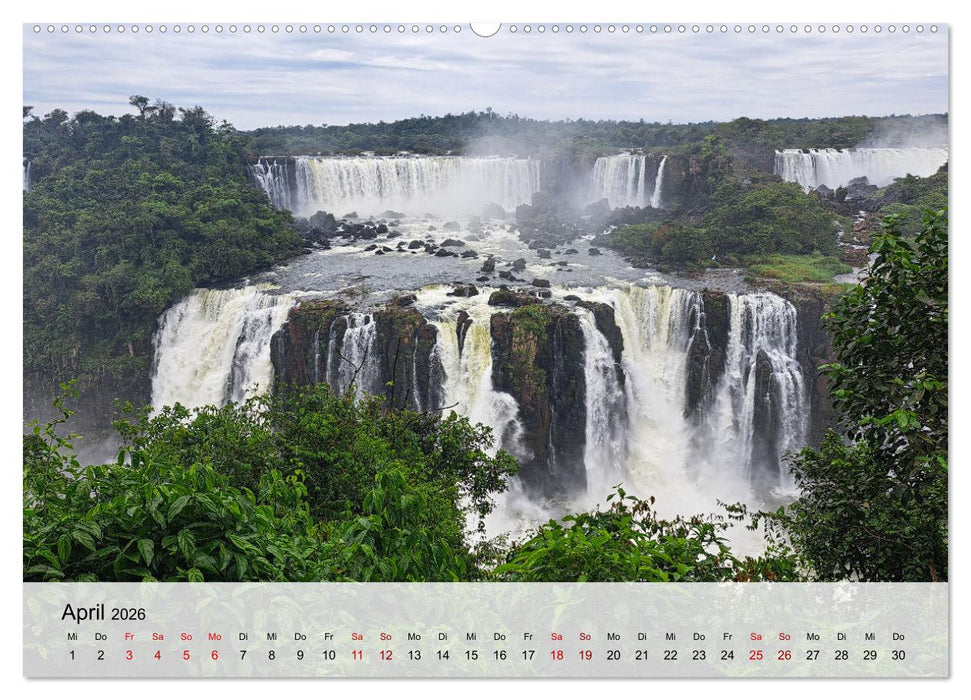 Entdecke Südamerika: Monat für Monat (CALVENDO Wandkalender 2026)