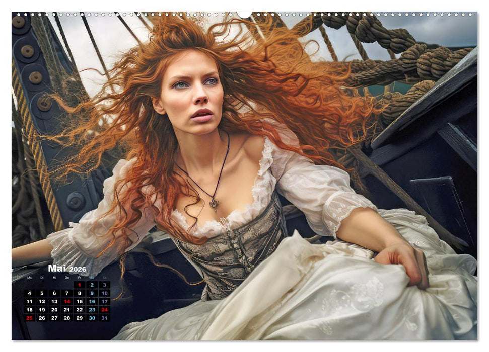 Piraten - Eine unsterbliche Faszination (CALVENDO Wandkalender 2026)