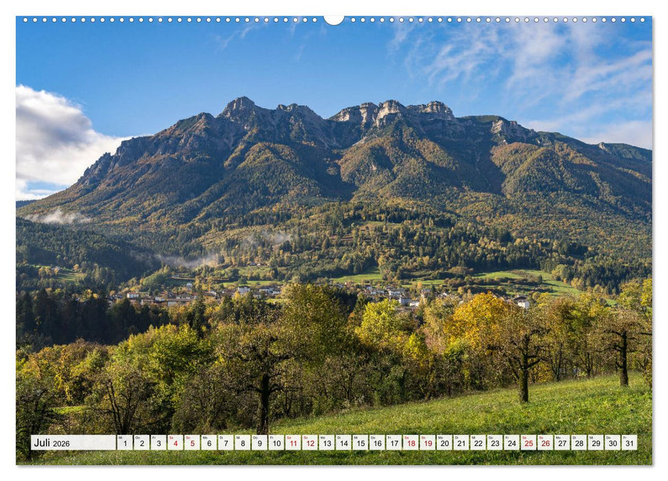 Trient und das Trentino (CALVENDO Premium Wandkalender 2026)