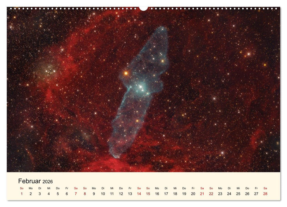 Distant Luminosity: Eine fotografische Reise durch das Universum (CALVENDO Premium Wandkalender 2026)