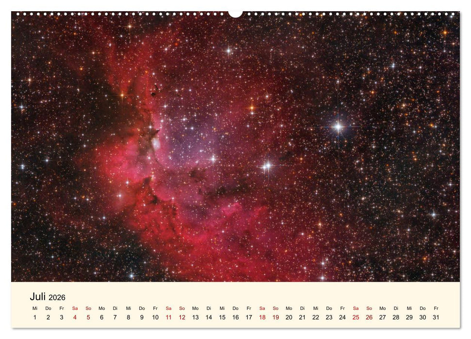 Distant Luminosity: Eine fotografische Reise durch das Universum (CALVENDO Premium Wandkalender 2026)