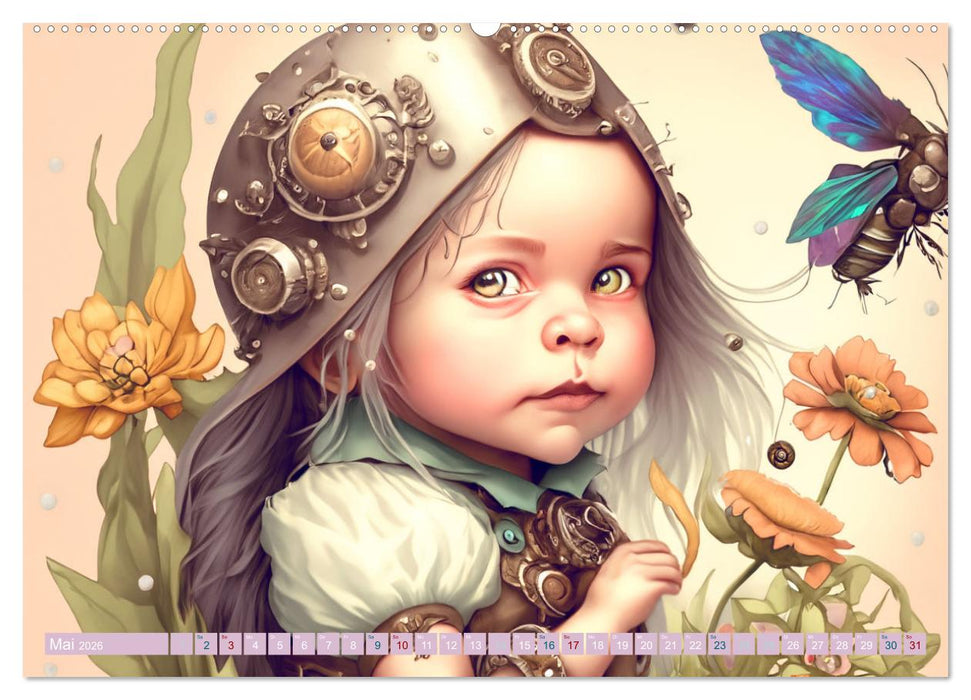 Elfen Kinder - Die zauberhafte Welt der kleinen Elfen (CALVENDO Wandkalender 2026)