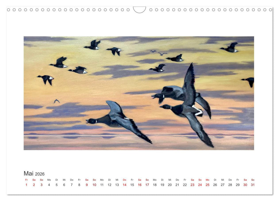 Auf leichten Schwingen - Zugvögel (CALVENDO Wandkalender 2026)