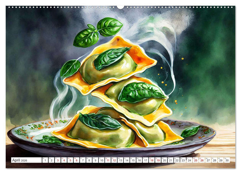 Nudel Varianten (CALVENDO Wandkalender 2026)