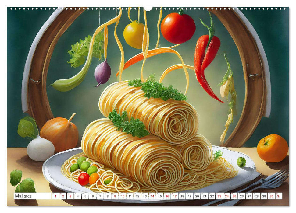 Nudel Varianten (CALVENDO Wandkalender 2026)