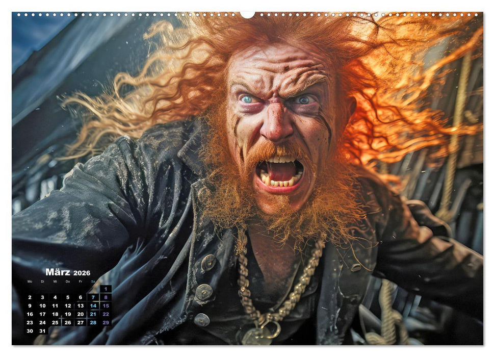 Piraten - Eine unsterbliche Faszination (CALVENDO Premium Wandkalender 2026)