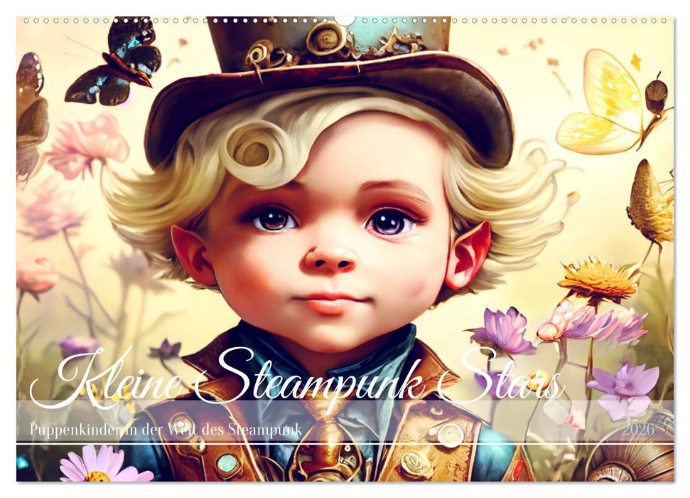 Kleine Steampunk Stars (CALVENDO Wandkalender 2026)