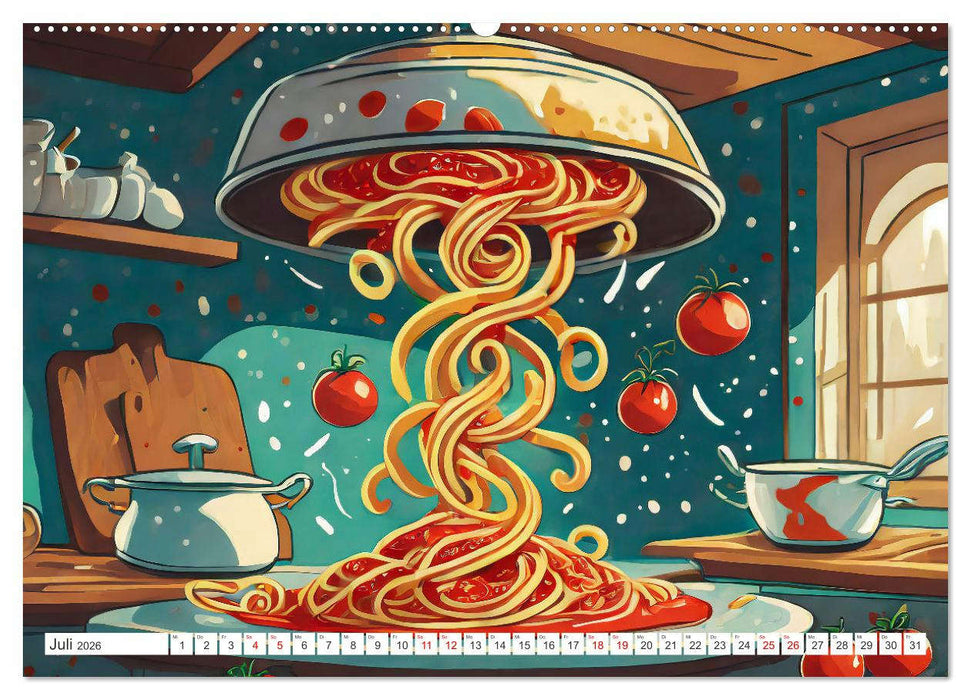 Nudel Varianten (CALVENDO Premium Wandkalender 2026)