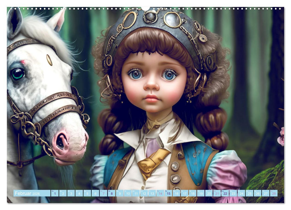 Kleine Steampunk Stars (CALVENDO Premium Wandkalender 2026)