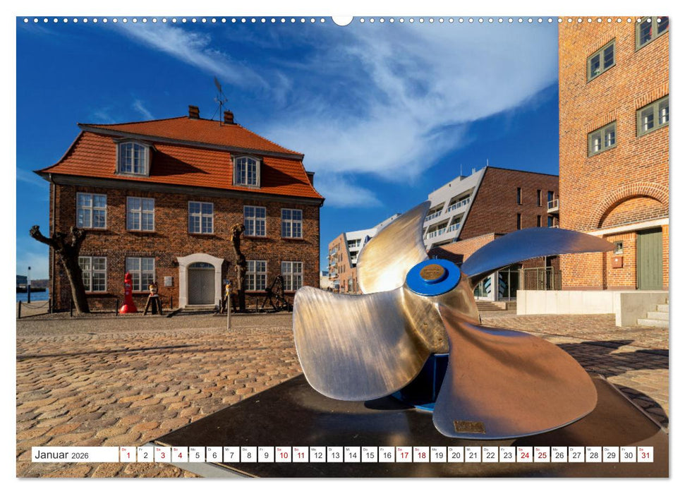 Unser schönes Wismar (CALVENDO Premium Wandkalender 2026)