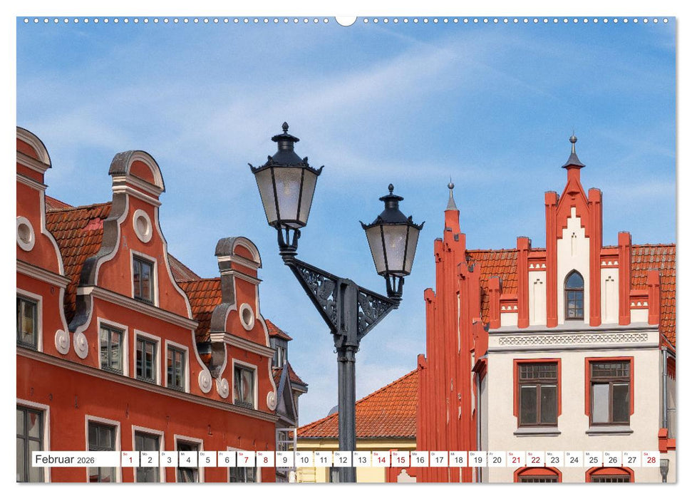 Unser schönes Wismar (CALVENDO Premium Wandkalender 2026)