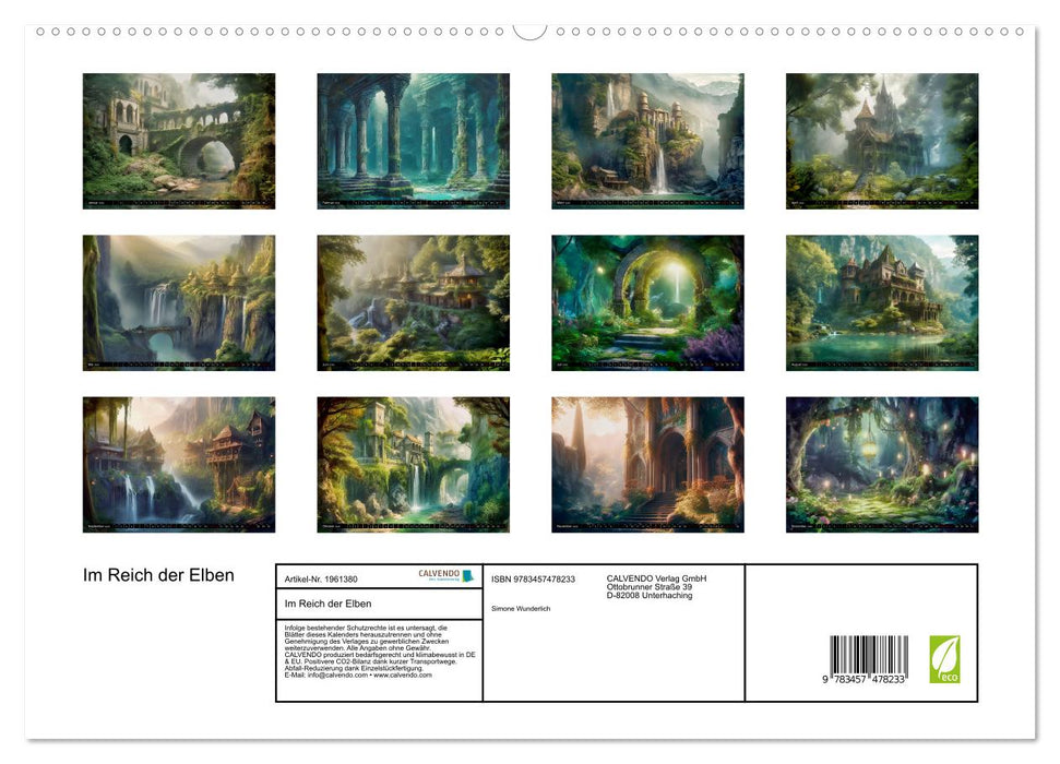 Im Reich der Elben (CALVENDO Premium Wandkalender 2026)