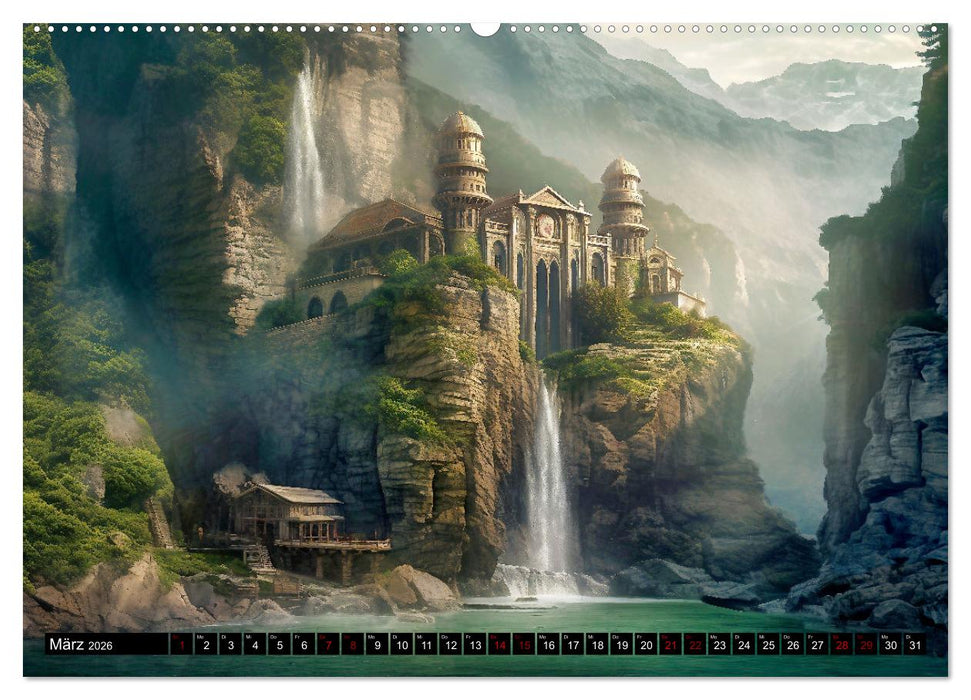 Im Reich der Elben (CALVENDO Premium Wandkalender 2026)