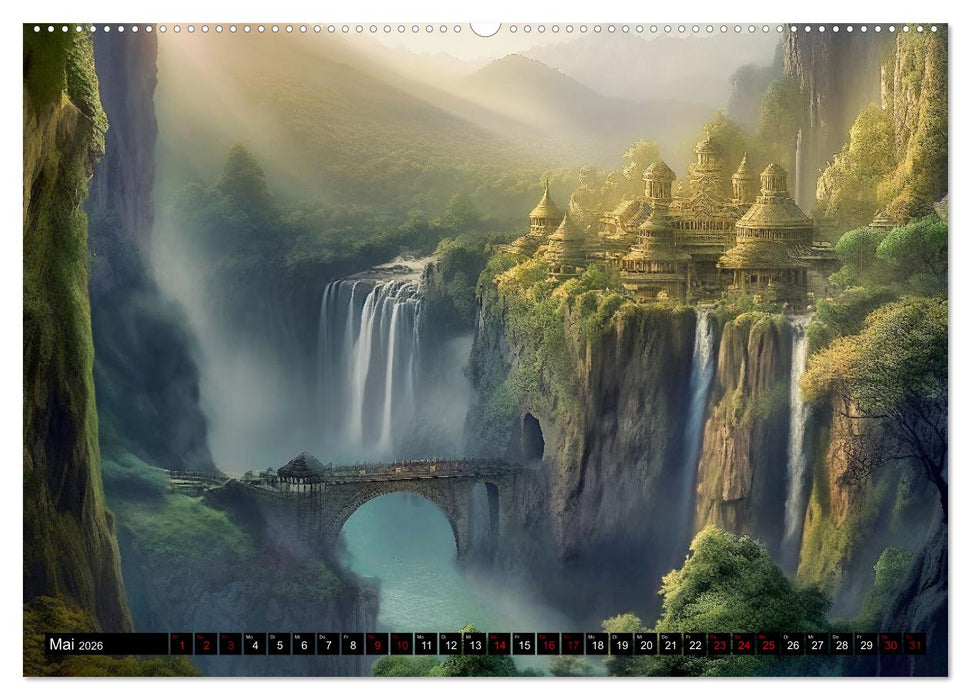 Im Reich der Elben (CALVENDO Premium Wandkalender 2026)