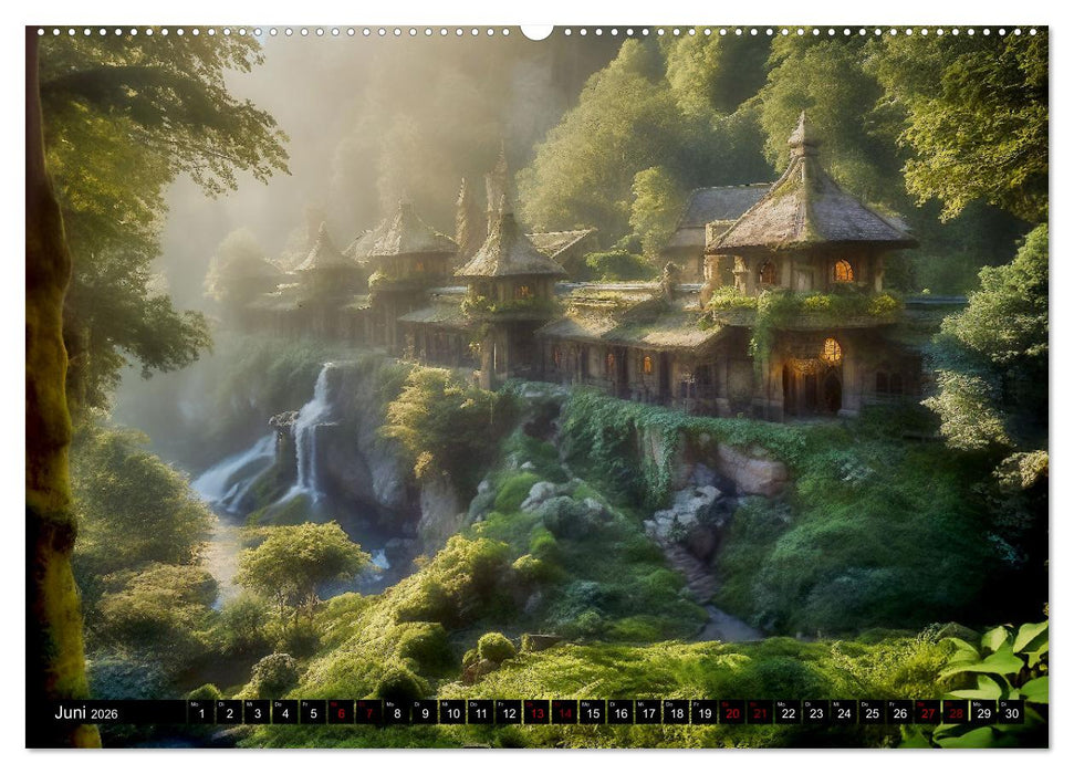 Im Reich der Elben (CALVENDO Premium Wandkalender 2026)